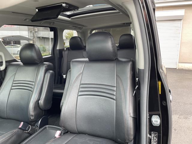 ヴェルファイア ２．４Ｚ　後期　ワンオーナー　サンルーフ　両側パワースライドドア　フリップダウンモニター　オットマンシート　車高調　社外８インチナビ　地デジ　Ｂｌｕｅｔｏｏｔｈ　バックカメラ　ＥＴＣ　タイミングチェーン式（33枚目）