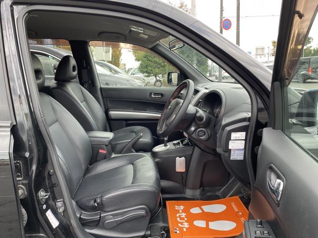 エクストレイル ２０Ｘ　後期　カブロン加工シート　インテリジェントキー　シートヒーター　ＨＤＤナビ　地デジ（フルセグ）　Ｂｌｕｅｔｏｏｔｈ　バックカメラ　ＥＴＣ　ＨＩＤヘッドライト　フォグ　オートライト　タイミングチェーン式（14枚目）