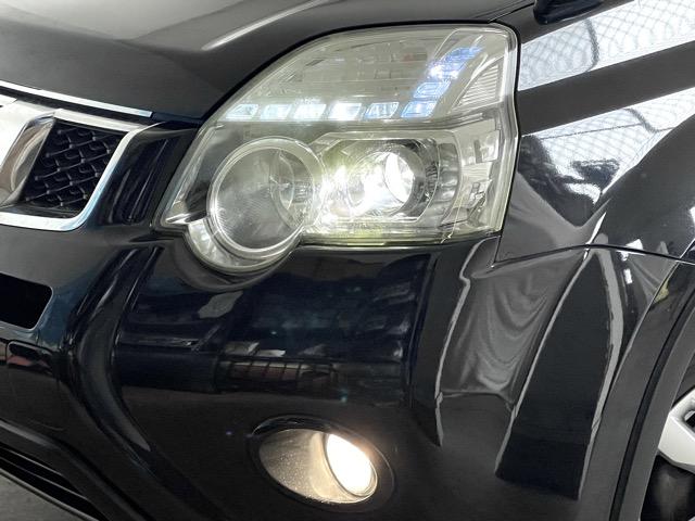 エクストレイル ２０Ｘ　後期　カブロン加工シート　インテリジェントキー　シートヒーター　ＨＤＤナビ　地デジ（フルセグ）　Ｂｌｕｅｔｏｏｔｈ　バックカメラ　ＥＴＣ　ＨＩＤヘッドライト　フォグ　オートライト　タイミングチェーン式（40枚目）