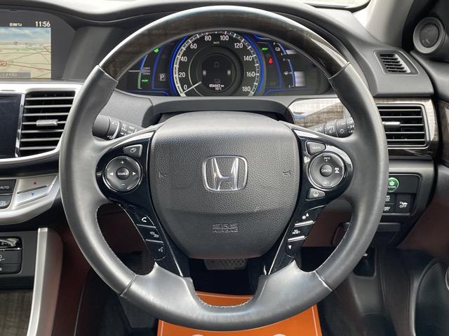 アコードハイブリッド ＥＸ　レーダークルーズ　スマートキー　パワーシート　純正ＨＤＤナビ　地デジ（フルセグ）　Ｂｌｕｅｔｏｏｔｈ　ＤＶＤ再生　バックカメラ　ＥＴＣ　ＬＥＤヘッドライト　フォグ　オートライト　タイミングチェーン式（11枚目）