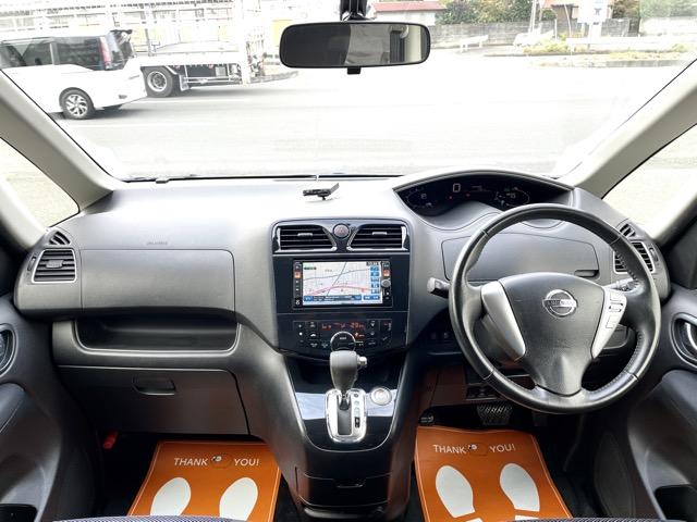 セレナ ハイウェイスター Vセレクション 後席モニター 両側パワースライドドア インテリジェントキー 純正SDナビ 地デジ(フルセグ) Bluetooth バックカメラ クルーズコントロール HIDライト オートライト タイミングチェーン式(6枚目)