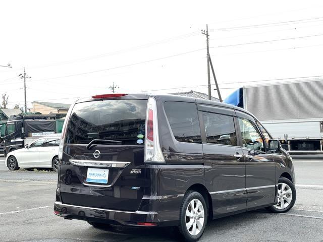 セレナ ハイウェイスター Vセレクション 後席モニター 両側パワースライドドア インテリジェントキー 純正SDナビ 地デジ(フルセグ) Bluetooth バックカメラ クルーズコントロール HIDライト オートライト タイミングチェーン式(39枚目)