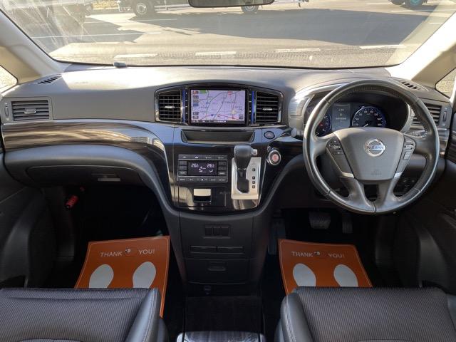 エルグランド 250ハイウェイスター 後期 ワンオーナー フリップダウンモニター 両側パワースライドドア ドライブレコーダー クルーズコントロール オットマンシート 純正SDナビ 地デジ(フルセグ) Bluetooth バックカメラ(6枚目)