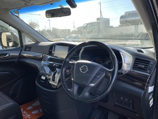 エルグランド 250ハイウェイスター 後期 ワンオーナー フリップダウンモニター 両側パワースライドドア ドライブレコーダー クルーズコントロール オットマンシート 純正SDナビ 地デジ(フルセグ) Bluetooth バックカメラ(16枚目)