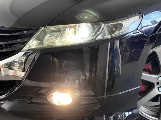 オデッセイ アブソルート ワンオーナー スマートキー アラウンドビューモニター クルーズコントロール パドルシフト ハーフレザーシート 純正HDDナビ 地デジ DVD再生 HIDヘッドライト オートライト タイミングチェーン式(45枚目)