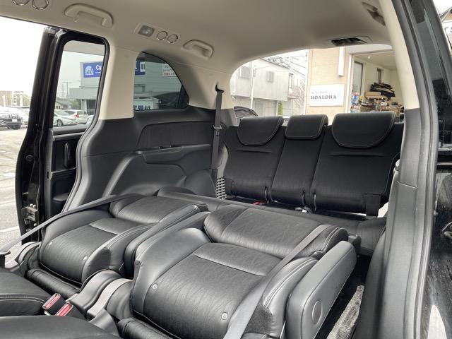 オデッセイ アブソルート　パワースライドドア　クルコン　スマートキー　ハーフレザーシート　オットマンシート　純正ナビ　地デジ（フルセグ）　Ｂｌｕｅｔｏｏｔｈ　バックカメラ　ＥＴＣ　ＬＥＤヘッドライト　タイミングチェーン式（26枚目）