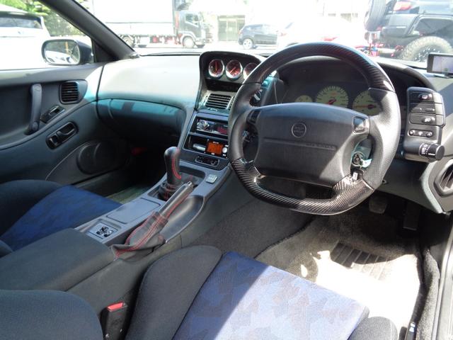 フェアレディZ バージョンR ツインターボ 最終型 5MT 社外19アルミ 社外足回り 社外ブレーキ HKSインタークーラー/オイルクーラー/F-CON 社外F・Rスポイラー(7枚目)