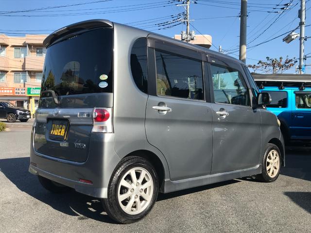 タント カスタムＸ　後期型　社外ナビ　フルセグＴＶ　ＢＴオーディオ　ＣＤ＆ＤＶＤ　ミュージックサーバー　キーレスキー　片側スライドドア　ＨＩＤヘッドライト　純正１４インチアルミホイール　オートエアコン　ベンチシート（2枚目）