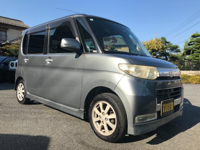 タント カスタムＸ　後期型　社外ナビ　フルセグＴＶ　ＢＴオーディオ　ＣＤ＆ＤＶＤ　ミュージックサーバー　キーレスキー　片側スライドドア　ＨＩＤヘッドライト　純正１４インチアルミホイール　オートエアコン　ベンチシート（12枚目）