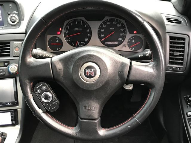 スカイライン ＧＴ－Ｒ　室内保管　ＲＢ２６ＤＥＴＴ　２８０馬力　６ＭＴ　純正フロントスポイラー　純正マフラー　純正リスポイラー　純正ブレンボキャリパー　ＮＩＳＭＯホイール　社外ナビ　フルセグ　ＢＴオーディオ　Ｂカメラ（22枚目）