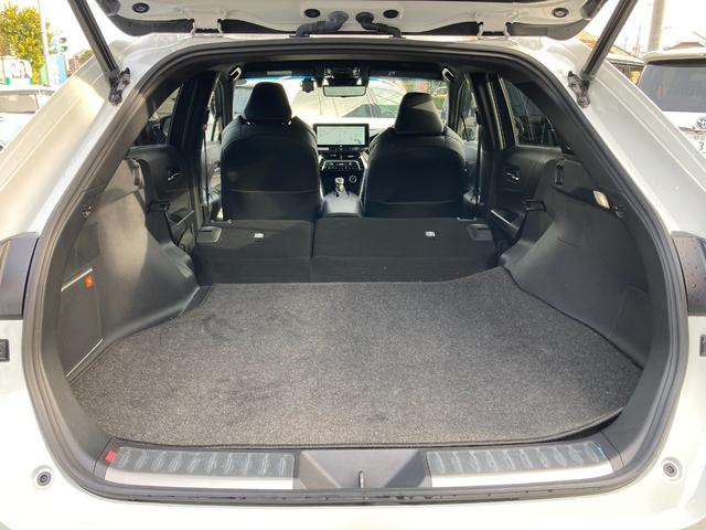 ハリアーＰＨＥＶ Ｚ　ワンオーナー　ＪＢＬサウンド　純正ナビ　フルセグＴＶ　全方位カメラ　ブラックレザーシート　障害物センサー　シートヒートクーラー　ハンドルヒーター　ハンズフリー電動リアゲート（56枚目）