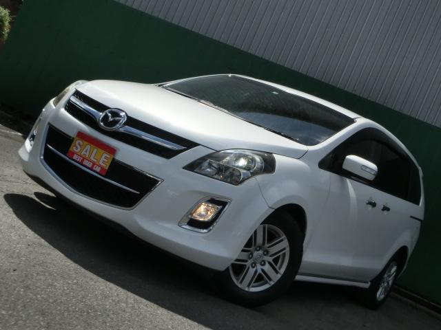 ＭＰＶ ２３Ｓ　後期　両側電動スライドドア　純正ナビ　テレビ　ＤＶＤ　バックカメラ　ＨＩＤ　キーレス　純正ＡＷ　プライバシーガラス　ドアバイザー　キャプテンシート（7枚目）