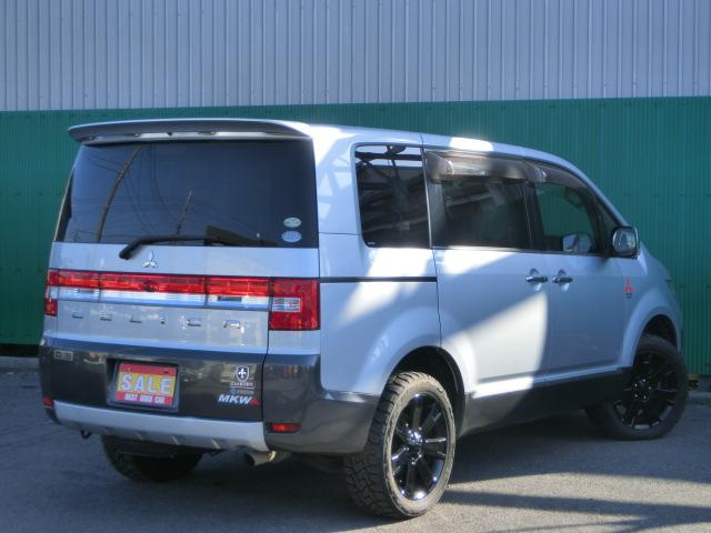 デリカD:5 シャモニー 両側電動スライドドア 純正ナビ 地デジチューナー バックカメラ フロントカメラ サイドカメラ フリップダウンモニター ドラレコ キャプテンシート シートヒーター トーヨーオープンカントリータイヤ(2枚目)