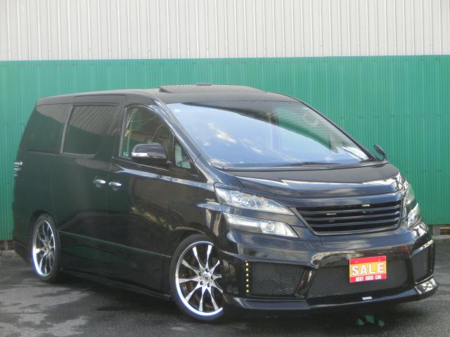 ヴェルファイア 3.5Z 両側電動スライドドア 社外20AW バックカメラ ETC HID コーナーセンサー 社外フルエアロ 車高調 社外マフラー ダブルサンルーフ(6枚目)