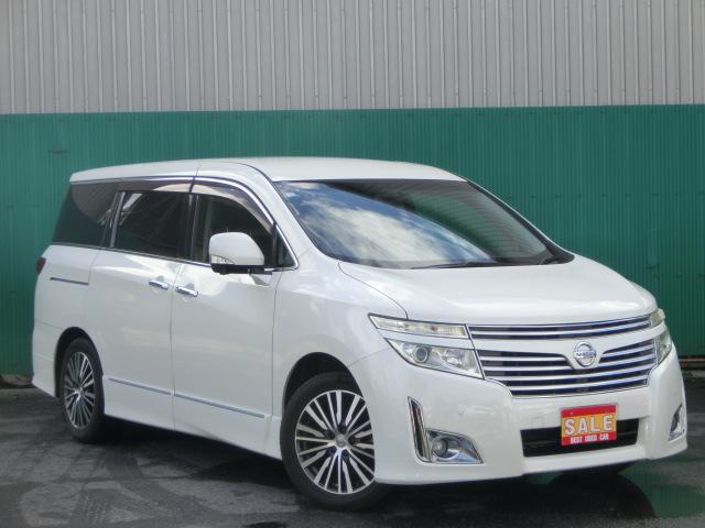 エルグランド 250ハイウェイスター 両側電動スライドドア 純正ナビ テレビ DVD Bluetoothオーディオ バックカメラ アラウンドビューモニター フリップダウンモニター キャプテンシート オットマン 後期型純正AW(6枚目)