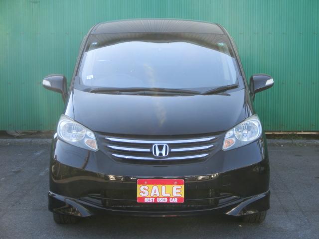 フリード Ｇ　エアロ　アルパインナビ　テレビ　ＤＶＤ　フリップダウンモニター　キーレス　ＨＩＤ　両側スライド片側電動スライドドア　オートライト　純正ＡＷ（5枚目）