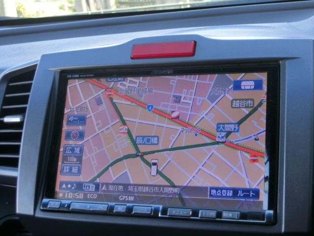 フリード Ｇ　エアロ　アルパインナビ　テレビ　ＤＶＤ　フリップダウンモニター　キーレス　ＨＩＤ　両側スライド片側電動スライドドア　オートライト　純正ＡＷ（8枚目）