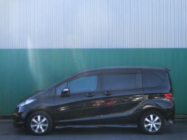 フリード Ｇ　エアロ　アルパインナビ　テレビ　ＤＶＤ　フリップダウンモニター　キーレス　ＨＩＤ　両側スライド片側電動スライドドア　オートライト　純正ＡＷ（14枚目）