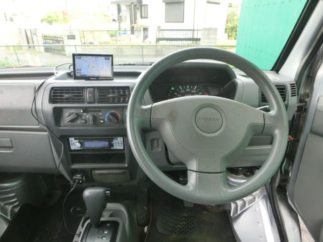 クリッパーバン DX ハイルーフ ポータブルナビ ワンセグ CD エアコン パワーウィンドウ パワステ プライバシーガラス ドアバイザー スタッドレスタイヤ 夏タイヤ積込み レベライザー(4枚目)