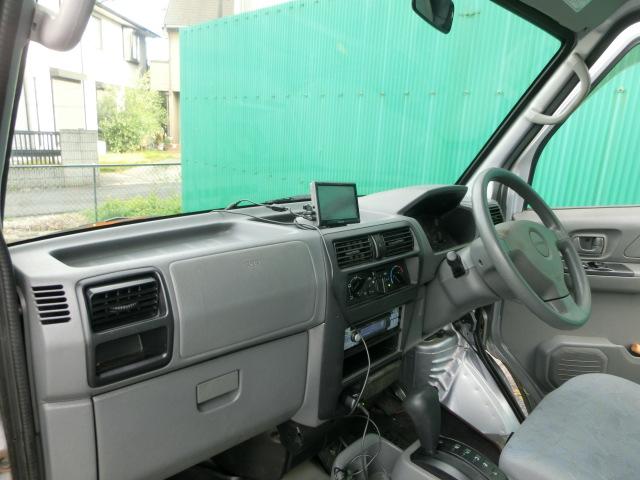 クリッパーバン DX ハイルーフ ポータブルナビ ワンセグ CD エアコン パワーウィンドウ パワステ プライバシーガラス ドアバイザー スタッドレスタイヤ 夏タイヤ積込み レベライザー(21枚目)