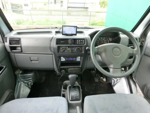 クリッパーバン DX ハイルーフ ポータブルナビ ワンセグ CD エアコン パワーウィンドウ パワステ プライバシーガラス ドアバイザー スタッドレスタイヤ 夏タイヤ積込み レベライザー(22枚目)