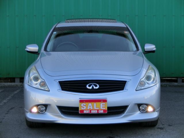 スカイライン 250GT サンルーフ 純正HDDナビ テレビ Bluetoothオーディオ バックカメラ HID パワーシート ハーフレザーシート 日産純正AW スマートキー(5枚目)