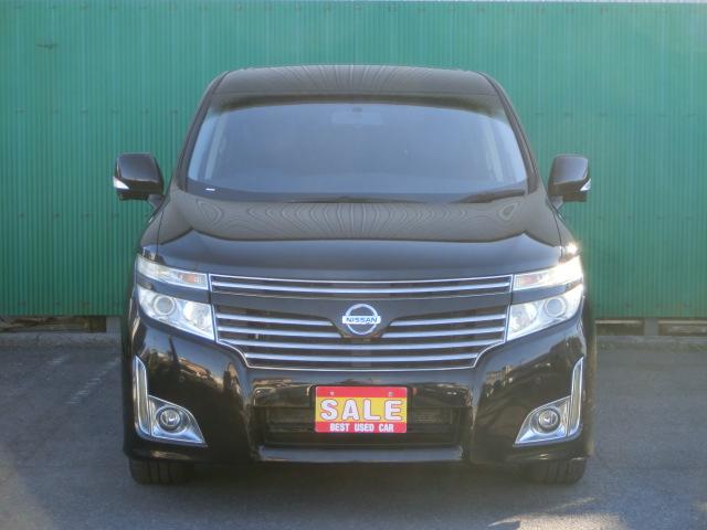 エルグランド ２５０ハイウェイスター　両側スライド片側電動スライドドア　純正ナビ　テレビ　ＤＶＤ　バックカメラ　Ｂｌｕｅｔｏｏｔｈオーディオ　フリップダウンモニター　スマートキー　純正ＡＷ（5枚目）