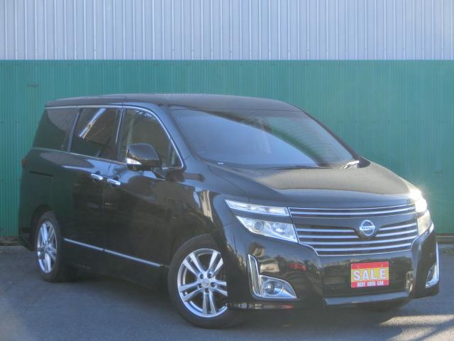 エルグランド ２５０ハイウェイスター　両側スライド片側電動スライドドア　純正ナビ　テレビ　ＤＶＤ　バックカメラ　Ｂｌｕｅｔｏｏｔｈオーディオ　フリップダウンモニター　スマートキー　純正ＡＷ（6枚目）