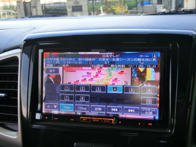 スペーシアカスタム Jスタイル 両側電動スライドドア ナビ TV バックカメラ 衝突軽減 スマートキー HID 純正AW ETC サンシェード シートヒーター(10枚目)