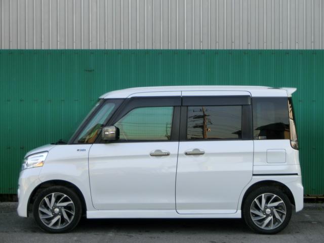 スペーシアカスタム Jスタイル 両側電動スライドドア ナビ TV バックカメラ 衝突軽減 スマートキー HID 純正AW ETC サンシェード シートヒーター(14枚目)