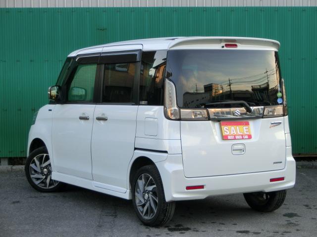 スペーシアカスタム Jスタイル 両側電動スライドドア ナビ TV バックカメラ 衝突軽減 スマートキー HID 純正AW ETC サンシェード シートヒーター(15枚目)