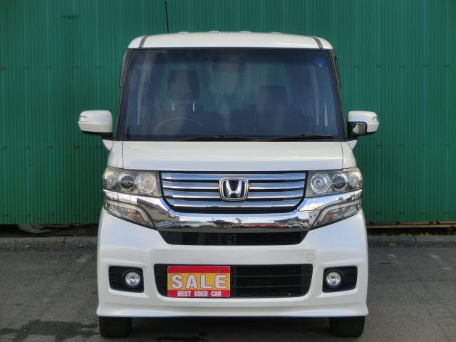 N-BOXカスタム G・ターボパッケージ 両側電動スライドドア スマートキー イクリプスナビ テレビ Bluetoothオーディオ ミュージックサーバー DVD バックカメラ 純正AW(5枚目)