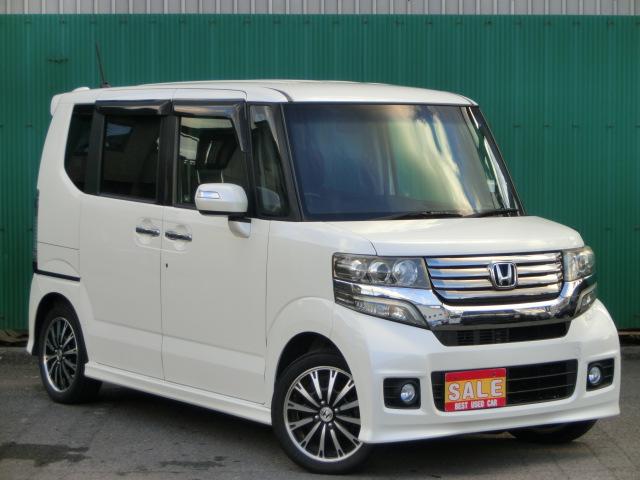 N-BOXカスタム G・ターボパッケージ 両側電動スライドドア スマートキー イクリプスナビ テレビ Bluetoothオーディオ ミュージックサーバー DVD バックカメラ 純正AW(6枚目)