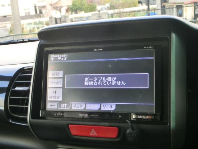 N-BOXカスタム G・ターボパッケージ 両側電動スライドドア スマートキー イクリプスナビ テレビ Bluetoothオーディオ ミュージックサーバー DVD バックカメラ 純正AW(11枚目)