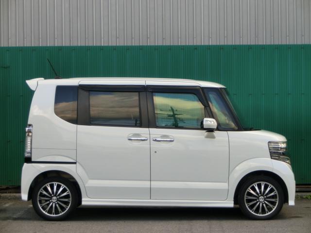 N-BOXカスタム G・ターボパッケージ 両側電動スライドドア スマートキー イクリプスナビ テレビ Bluetoothオーディオ ミュージックサーバー DVD バックカメラ 純正AW(13枚目)