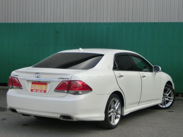 クラウン アスリート　後期　純正マルチ　テレビ　ＤＶＤ　Ｂｌｕｅｔｏｏｔｈオーディオ　バックカメラ　純正ＡＷ　ＨＩＤ　パワーシート　ＩＳＯＦＩＸ対応シート（2枚目）