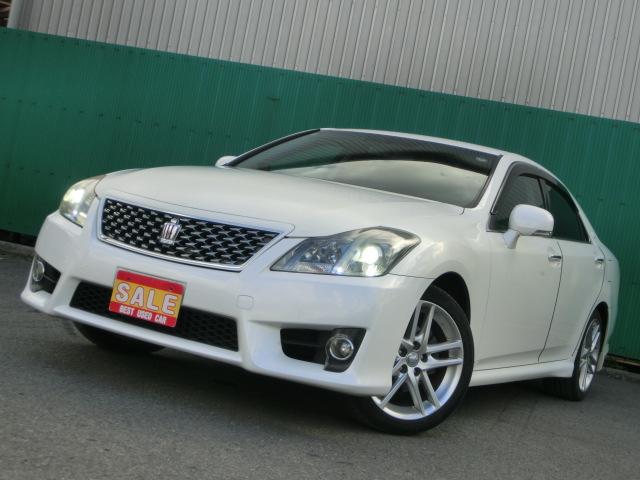 クラウン アスリート　後期　純正マルチ　テレビ　ＤＶＤ　Ｂｌｕｅｔｏｏｔｈオーディオ　バックカメラ　純正ＡＷ　ＨＩＤ　パワーシート　ＩＳＯＦＩＸ対応シート（7枚目）