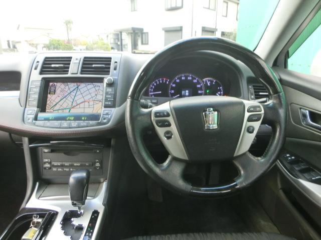 クラウン アスリート　後期　純正マルチ　テレビ　ＤＶＤ　Ｂｌｕｅｔｏｏｔｈオーディオ　バックカメラ　純正ＡＷ　ＨＩＤ　パワーシート　ＩＳＯＦＩＸ対応シート（22枚目）