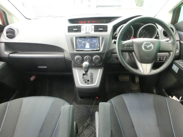 プレマシー 20S 両側電動スライドドア スマートキー ストラーダナビ テレビ DVD バックカメラ HID ETC フォグランプ 純正AW(4枚目)