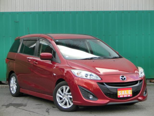 プレマシー 20S 両側電動スライドドア スマートキー ストラーダナビ テレビ DVD バックカメラ HID ETC フォグランプ 純正AW(6枚目)