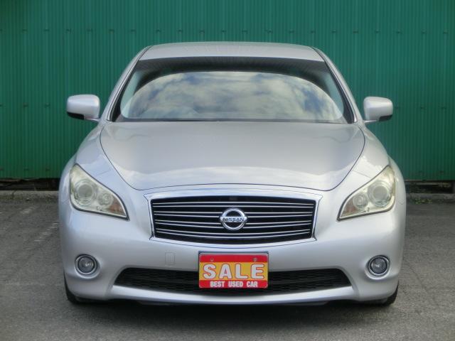 フーガ 250GT タイプP 革 シートエアコン 全席パワーシート オットマン スマートキー 純正マルチ テレビ DVD Bluetoothオーディオ バックカメラ サイドカメラ ETC 社外19インチAW(5枚目)