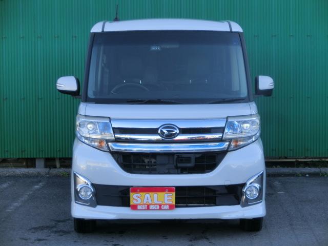 タント カスタムRS スマートセレクションSA 両側電動スライドドア 純正ナビ テレビ DVD USBポート 衝突軽減システム スマートキー 車種専用シートカバー 社外AWスタッドレス 純正AW夏タイヤ付き車内(5枚目)