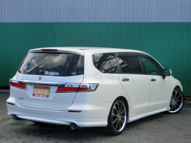 オデッセイ Ｍエアロパッケージ　後期　純正ＨＤＤナビ　テレビ　ＤＶＤ　バックカメラ　キーレス　フルタップ車高調　ＷＯＲＫ１９インチＡＷ　ＨＩＤ　フォグランプ（2枚目）