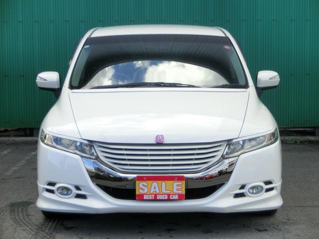 オデッセイ Ｍエアロパッケージ　後期　純正ＨＤＤナビ　テレビ　ＤＶＤ　バックカメラ　キーレス　フルタップ車高調　ＷＯＲＫ１９インチＡＷ　ＨＩＤ　フォグランプ（5枚目）