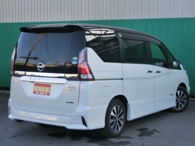 セレナ ハイウェイスター　ワンオーナー　ルーフブラック　両側スライド片側電動スライドドア　ストラーダナビ　テレビ　Ｂｌｕｅｔｏｏｔｈオーディオ　Ｂｌｕ－ｒａｙ　バックカメラ　サンシェード　ＥＴＣ　ＬＥＤヘッドライト（2枚目）