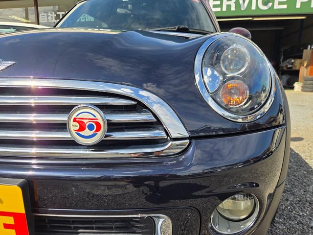 ＭＩＮＩ クーパー　クラブマン　ハンプトン　特別仕様車　黒革シート　クルーズコントロール　前列シートヒーター　ステアリングスイッチ　キーレス　ＨＩＤ　前後フォグランプ　ＥＴＣ　純正１７ＡＷ　ドアバイザー　ＣＤ　ラジオ（37枚目）