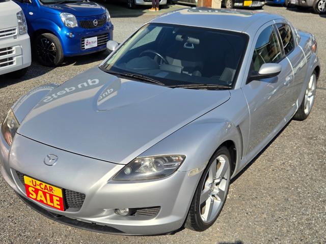 RX-8 タイプS 車検・整備付き 6MT 新品タイヤ付き 純正DVDナビ 純正18AW BOSEサウンドシステム 社外2本出しマフラーRmagic HID Fフォグ キーレス ETC CD再生 ステアリングスイッチ(36枚目)