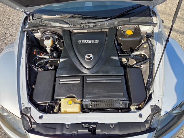 RX-8 タイプS 車検・整備付き 6MT 新品タイヤ付き 純正DVDナビ 純正18AW BOSEサウンドシステム 社外2本出しマフラーRmagic HID Fフォグ キーレス ETC CD再生 ステアリングスイッチ(48枚目)