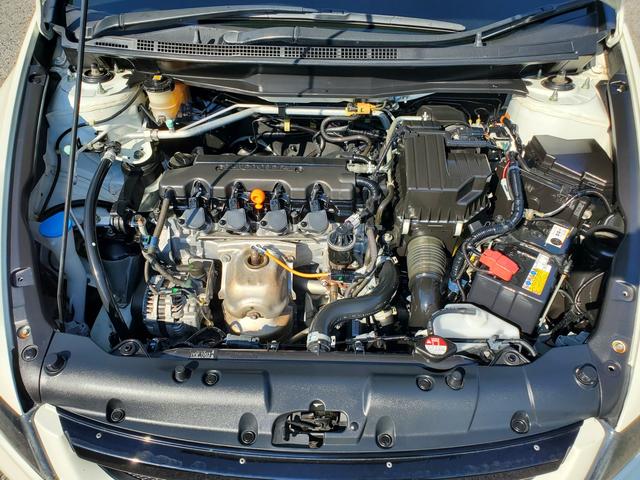 RST 1年保証付き 社外HDDナビ パドルシフト 純正17AW 無限グリル 黒ハーフレザーシート Fフォグ Rスポ キーレス 地デジTV DVD・CD再生 ドアバイザー ETC HID Sエアロ 記録簿(33枚目)