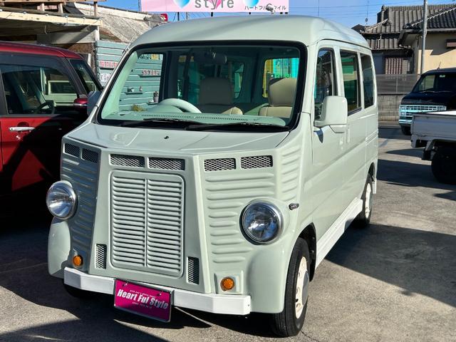 アクティバン ＳＤＸ　フレンチバスＶｅｒ　グレージュグリーン・新品シートカバー・塗りたてオールペイント・内装同色塗装・ホイールキャップ（3枚目）